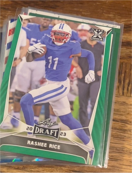 2023 Leaf Draft #66 Rashee Rice — front