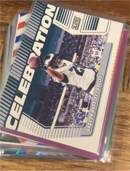 2025 Score #C-SBA Saquon Barkley Celebration — front