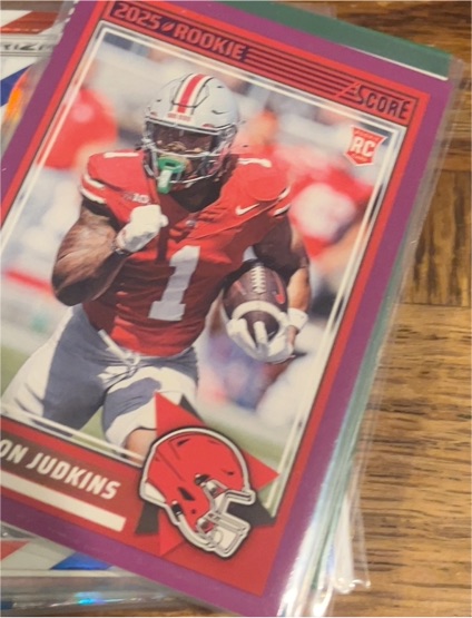 2025 Panini Score #38 Quinshon Judkins — front