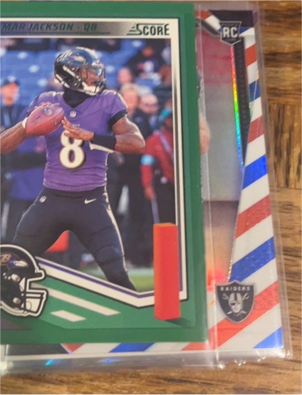 2025 Panini Score #75 Lamar Jackson — front