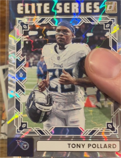 2025 Donruss #TES-TPO Tony Pollard The Elite Series — front