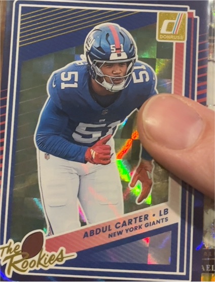 2025 Donruss #4 Abdul Carter — front