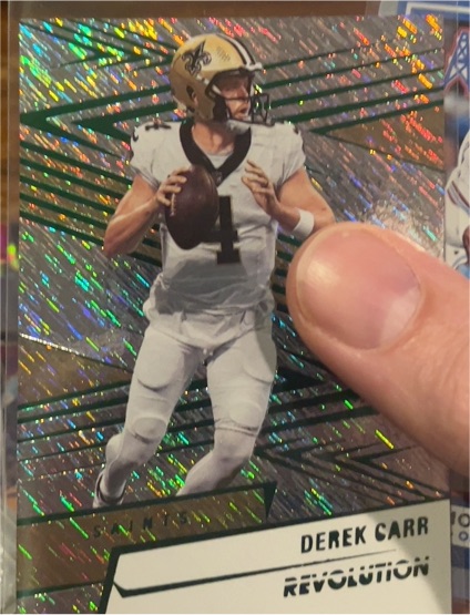 2025 Panini Football Revolution #27 Derek Carr — front