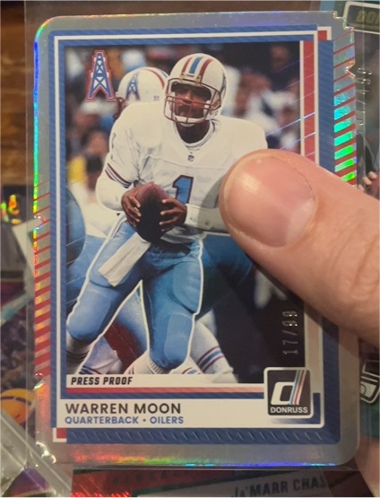 2025 Panini Donruss #186 Warren Moon — front
