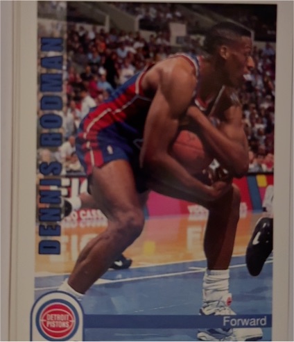 1992-93 Hoops #66 Dennis Rodman — front