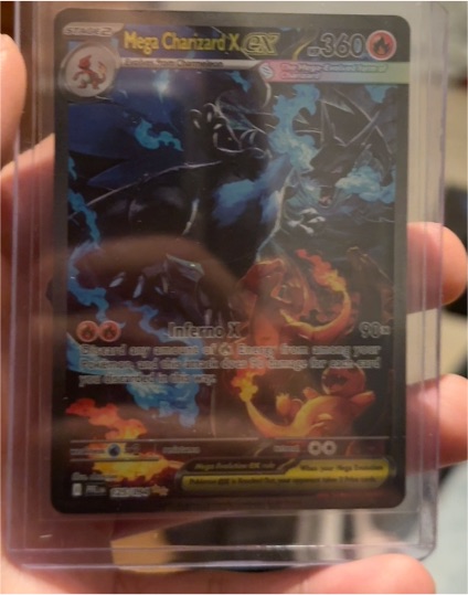 2025 Pokémon TCG Mega Charizard X ex 125/094 Phantasmal Flames — front