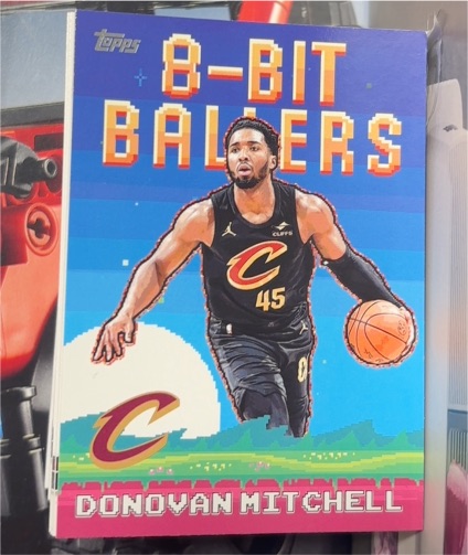 2025-26 Topps #8B-11 Donovan Mitchell 8-Bit Ballers — front