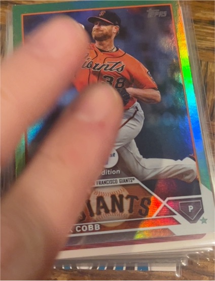 2023 Topps Series 1 #108 Alex Cobb — front