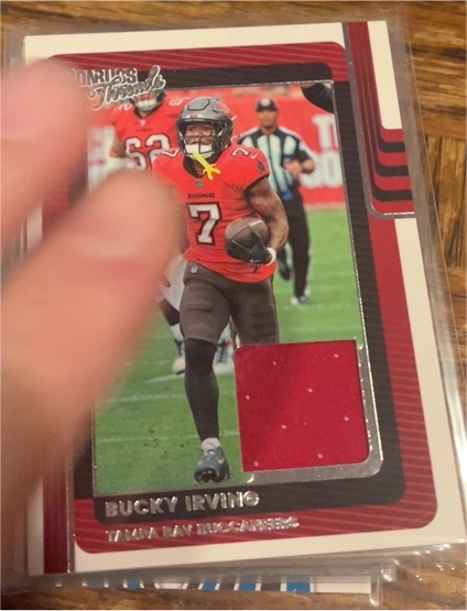 2025 Panini Donruss Threads #DTH-BIG Bucky Irving — front
