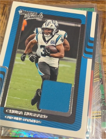 2025 Donruss Threads #DTH-CHD Chuba Hubbard — front