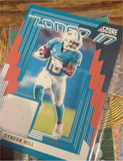 2025 Panini Score Zoned In #ZON-THL Tyreek Hill — front