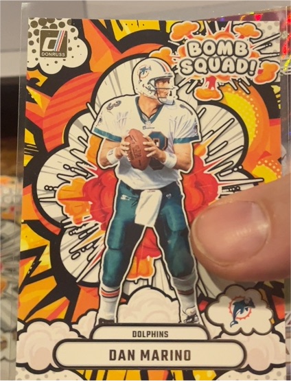 2025 Donruss #BS-DMO Dan Marino Bomb Squad — front