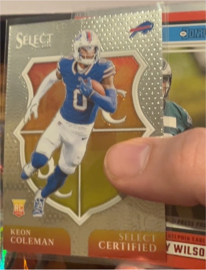 2024 Panini Select #13 Keon Coleman Select Certified Rookies — front