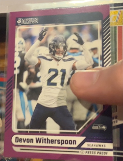 2024 Donruss #144 Devon Witherspoon — front