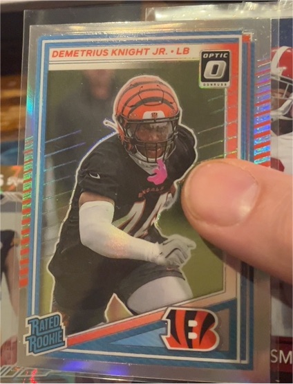2025 Panini Donruss Optic #385 Demetrius Knight Jr. — front