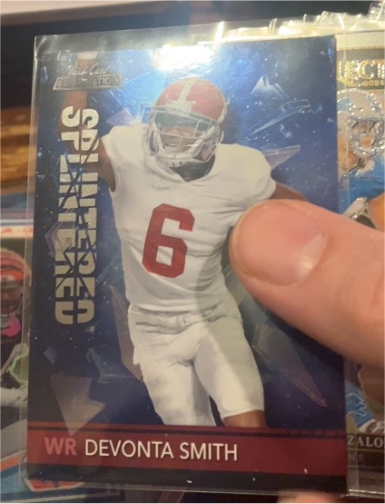 2021 Wild Card Alumination Splintered #SP-16 Devonta Smith — front