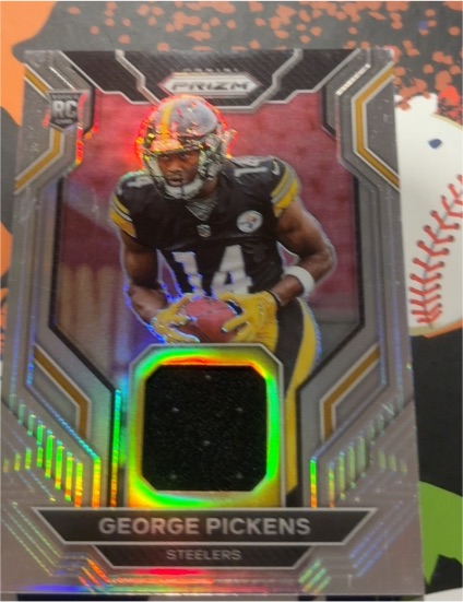 2022 Panini Prizm #RG-GP George Pickens Rookie Gear — front