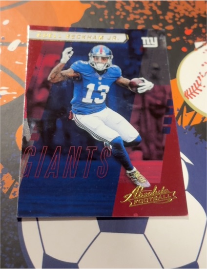 2017 Panini Absolute Football #55 Odell Beckham Jr Giants — front