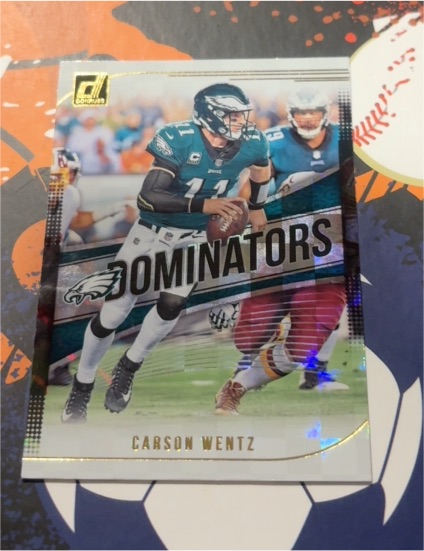 2018 Donruss Dominators #D-6 Carson Wentz — front