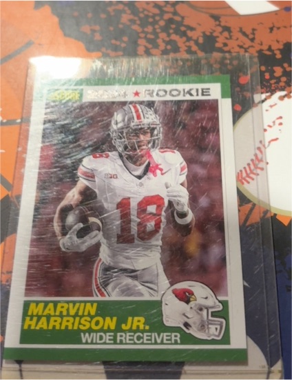 2024 Score 35th Anniversary Rookie #4 Marvin Harrison Jr. — front
