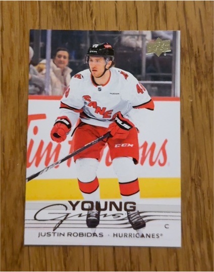 2025-26 Upper Deck Series 1 #243 Justin Robidas — front