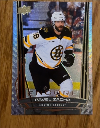2025-26 Upper Deck Encore #E-6 Pavel Zacha — front