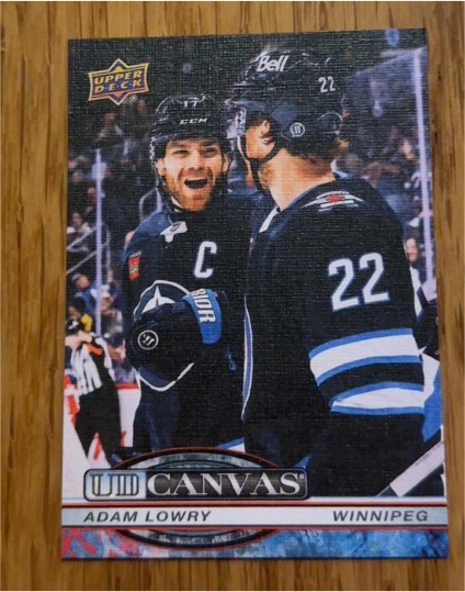 2025-26 Upper Deck #C-60 Adam Lowry UD Canvas — front