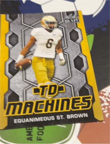 2018 Leaf Draft TD Machines #TD-07 Equanimeous St. Brown — front