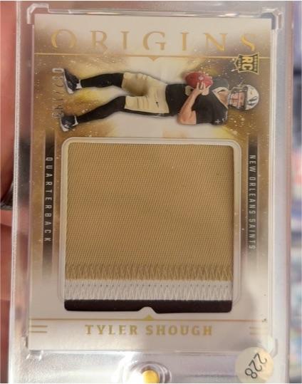 2025 Panini Origins #RJY-TSH Tyler Shough — front