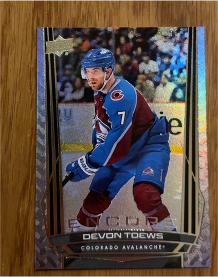 2025-26 Upper Deck Series 1 Encore #E-46 Devon Toews — front