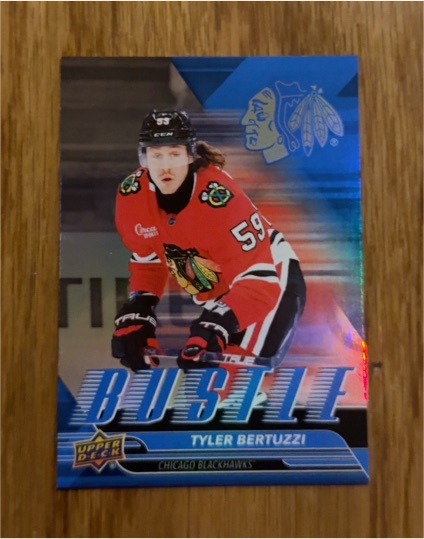2025-26 Upper Deck Series 1 Bustle #B-7 Tyler Bertuzzi — front