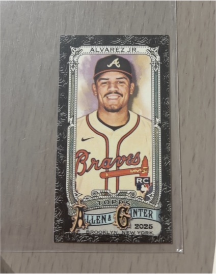 2025 Topps Allen & Ginter Mini #201 Nacho Alvarez Jr. — front