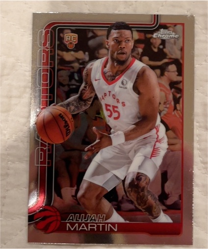 2025-26 Topps Chrome #290 Alijah Martin — front