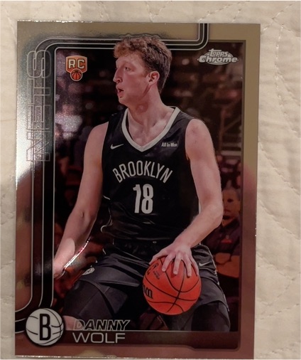 2025-26 Topps Chrome #277 Danny Wolf — front