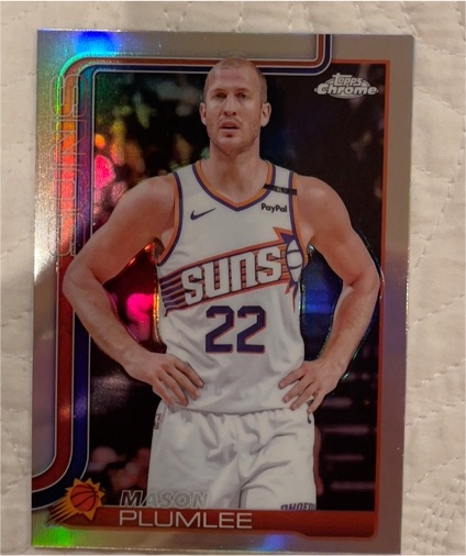 2025-26 Topps Chrome #106 Mason Plumlee — front