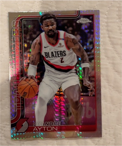 2025-26 Topps Chrome #168 Deandre Ayton — front
