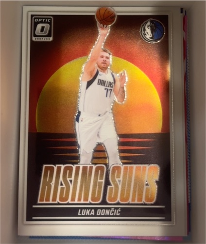 2024-25 Donruss Optic #4 Luka Dončić Rising Suns — front