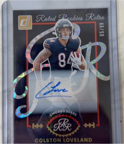 2025 Donruss Rated Rookies Retro #18 Colston Loveland — front