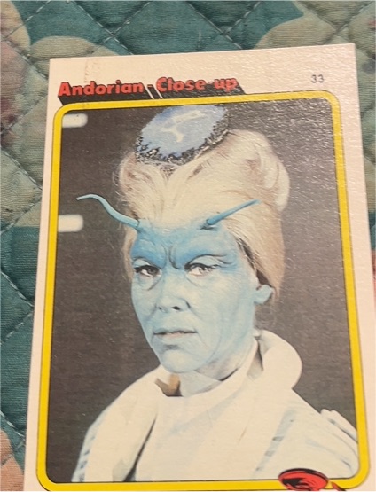1979 Topps Star Trek The Motion Picture #33 Andorian Close-up — front