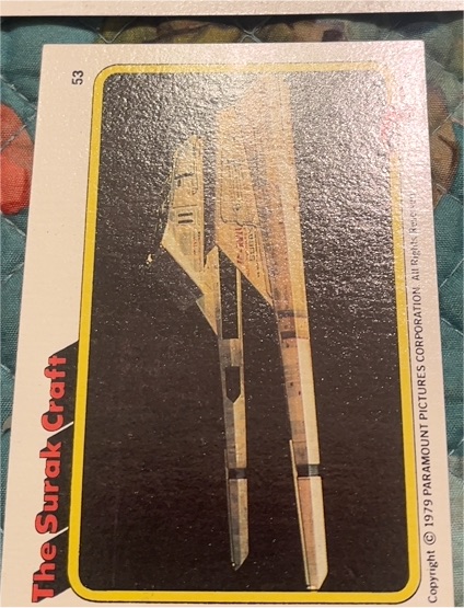 1979 Topps Star Trek: The Motion Picture #53 The Surak Craft — front