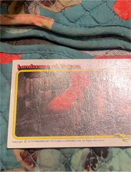 1979 Topps Star Trek The Motion Picture #76 Landscape of Vulcan — front