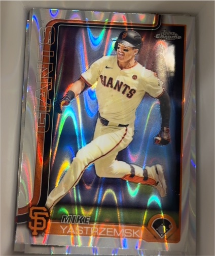 2025 Topps Chrome #40 Mike Yastrzemski — front