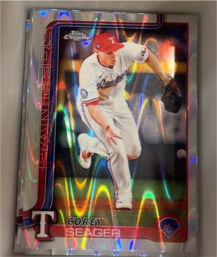 2025 Topps Chrome #24 Corey Seager — front