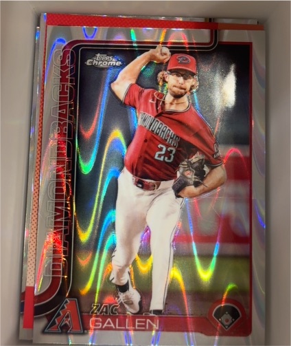 2025 Topps Chrome #4 Zac Gallen — front