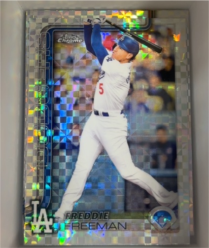 2025 Topps Chrome #23 Freddie Freeman — front