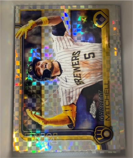 2025 Topps Chrome #28 Garrett Mitchell — front