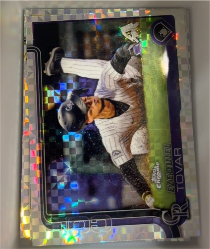 2025 Topps Chrome #154 Ezequiel Tovar — front