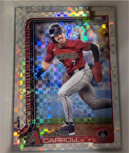 2025 Topps Chrome #268 Corbin Carroll — front