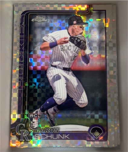 2025 Topps Chrome #238 Aaron Schunk — front