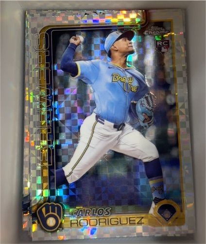 2025 Topps Chrome #201 Carlos Rodriguez — front